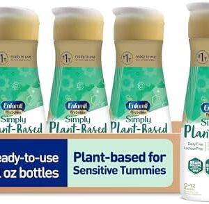 Enfamil Prosobee Plant based Baby Formula, for Sensitive Tummies, Soy-based Plant Sourced Protein, Vitamins for Immune Support, Lactose-free, Milk free, Gluten free, 32 Fl Oz Bottle (4 count) : Baby
