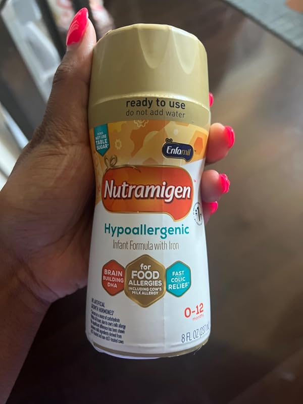 Enfamil Nutramigen Baby Formula, Hypoallergenic and Lactose Free Formula with Enflora LGG, Fast Relief from Severe Crying and Colic, Ready to Use Bottle, 8 Fl Oz (6 Count) : Baby - Image 26