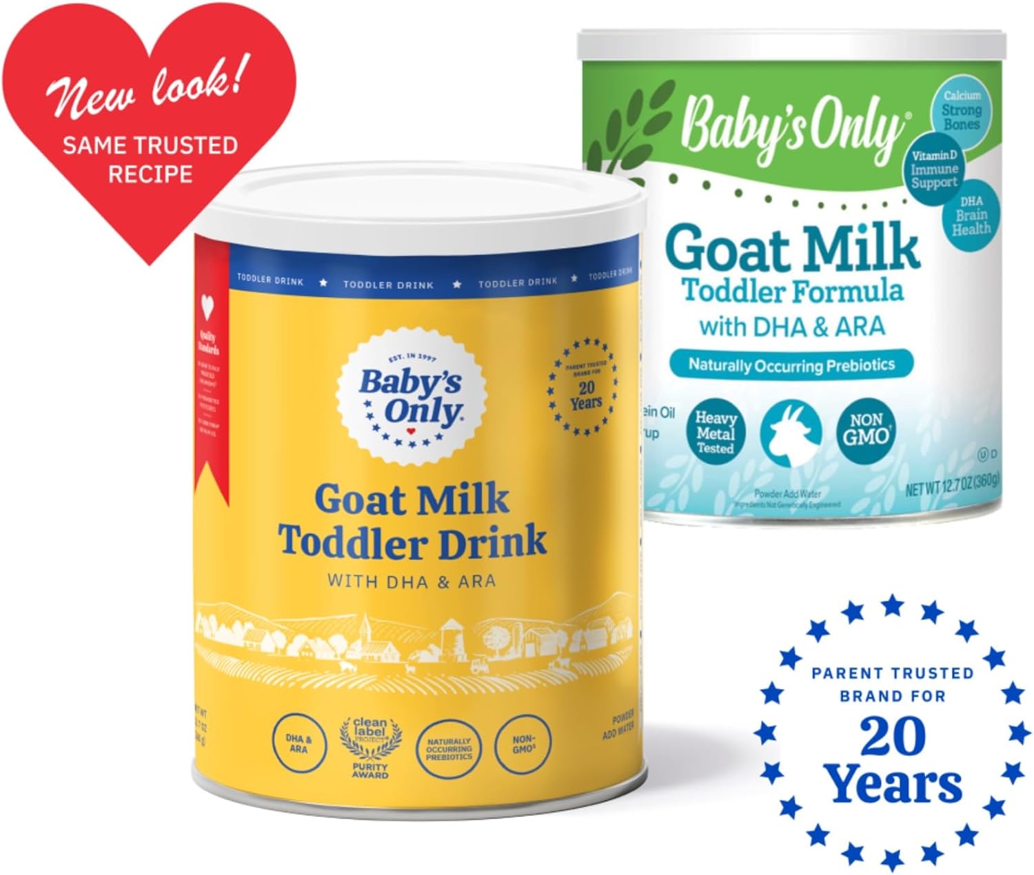 Baby's Only Goat Milk Toddler Drink, Toddler Drink, Goats Milk Powder, Non GMO with DHA, Iron, Vitamin D, Naturally Occurring Prebiotics, ARA, Toddlers 12 Months Old and Up, Easy to Digest Goat Milk, 12.7 oz, 1 Pack : Baby - Image 9