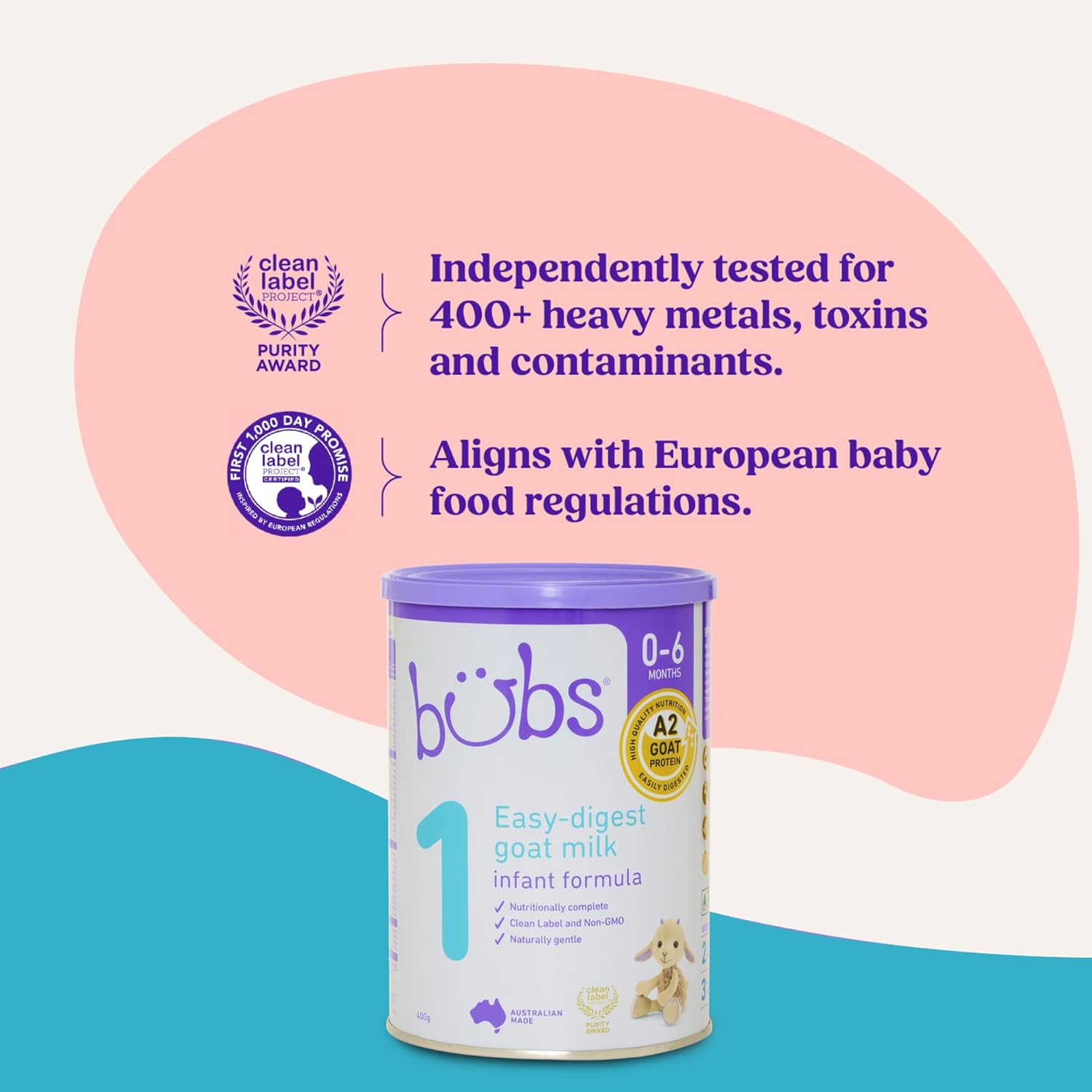 Bubs Goat Milk Infant Formula Stage 1, Infants 0-6 months, Made with Fresh Goat Milk, 14.1 oz : Baby - Image 14