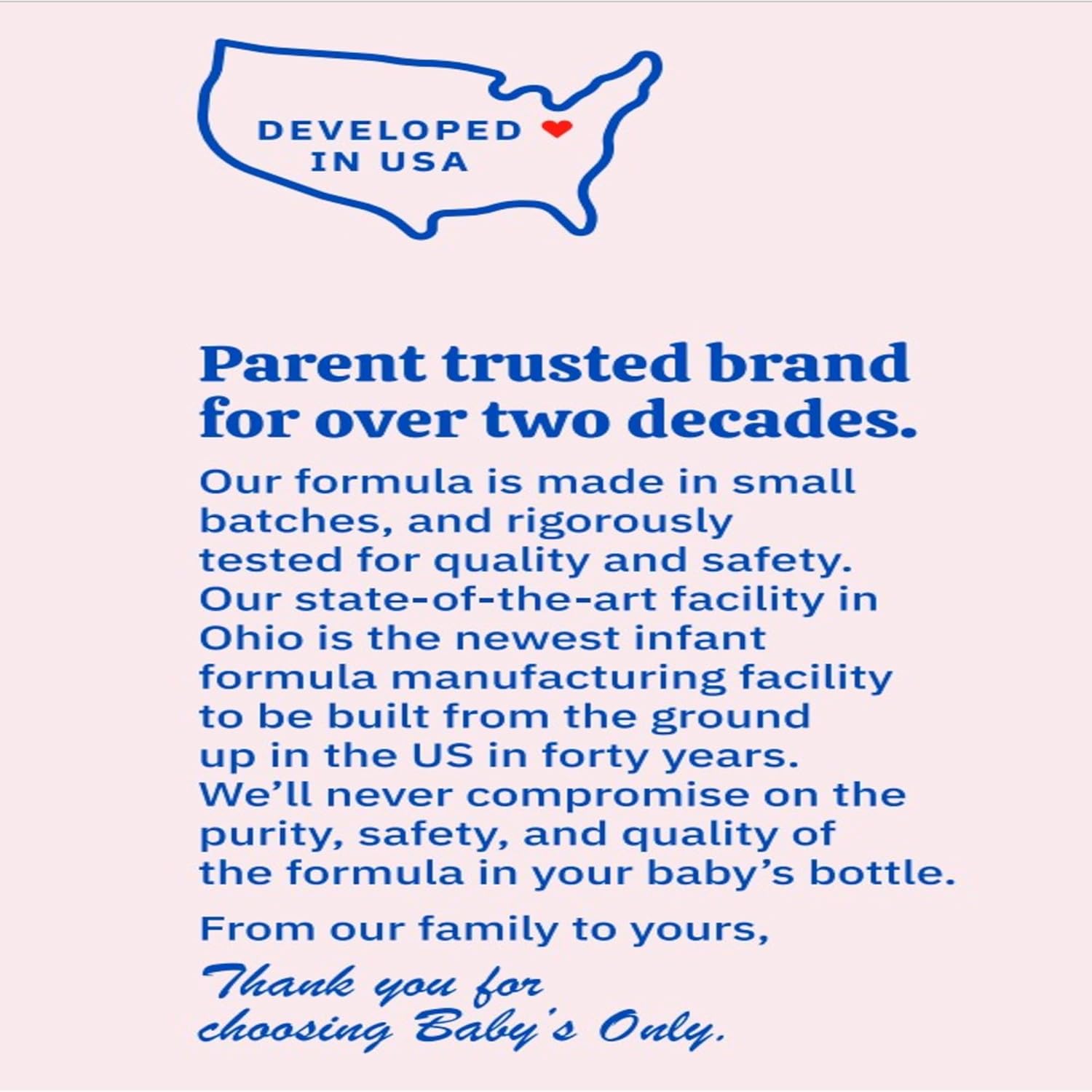 Baby's Only Complete Nutrition Infant Formula, Milk Based Powder with Iron, Modeled After Mother’s Milk, Iron, Choline, Vitamin D, Baby Formula for Newborn to 12 Months Old Infant, 21 oz, 1 Pack : Baby - Image 5