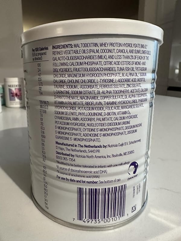 Pepticate Baby Formula, Hypoallergenic Powdered Infant Formula for Cow Milk Allergy, with Omega 3 DHA, ARA, Iron & Prebiotics, 13.2oz : Baby - Image 25