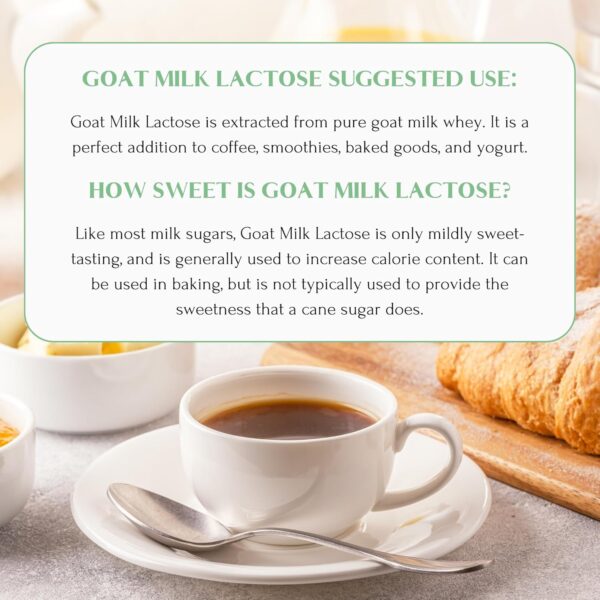 Mt. Capra Goat Milk Lactose | Natural Goat Milk Sugar | 97 Servings - 13.8 oz : Grocery & Gourmet Food - Image 12