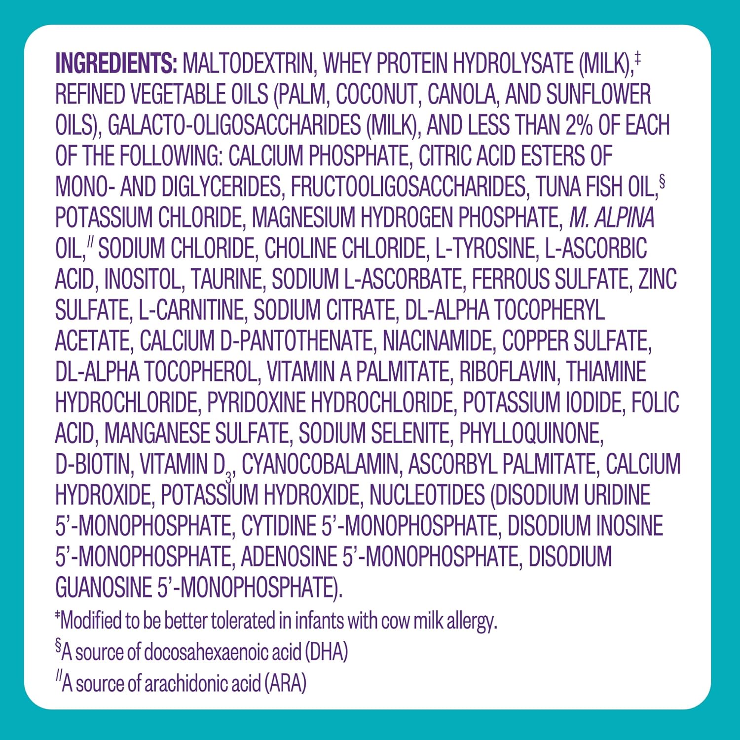 Pepticate Baby Formula, Hypoallergenic Powdered Infant Formula for Cow Milk Allergy, with Omega 3 DHA, ARA, Iron & Prebiotics, 13.2oz : Baby - Image 8