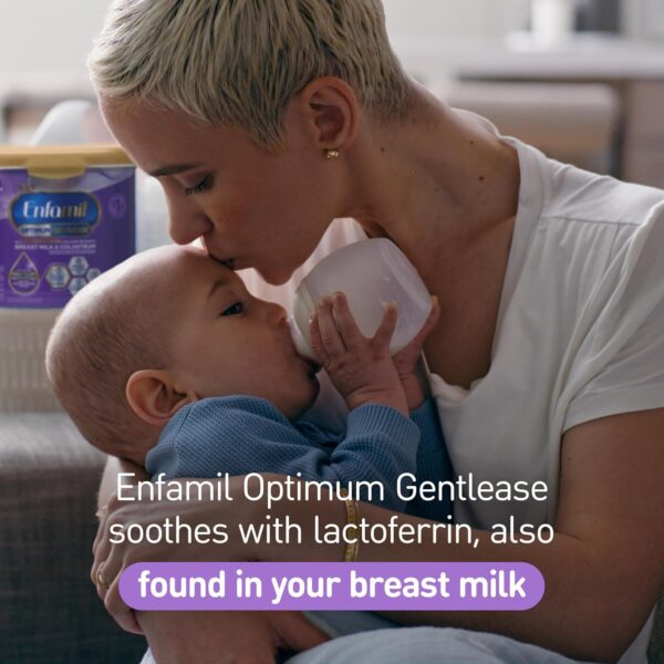 Enfamil Optimum (Enspire) Gentlease, Our Closest Formula to Breast Milk, Immune-Supporting Lactoferrin and Brain-Supporting DHA Baby Formula - Powder 19.5 Oz Tub : Baby - Image 16