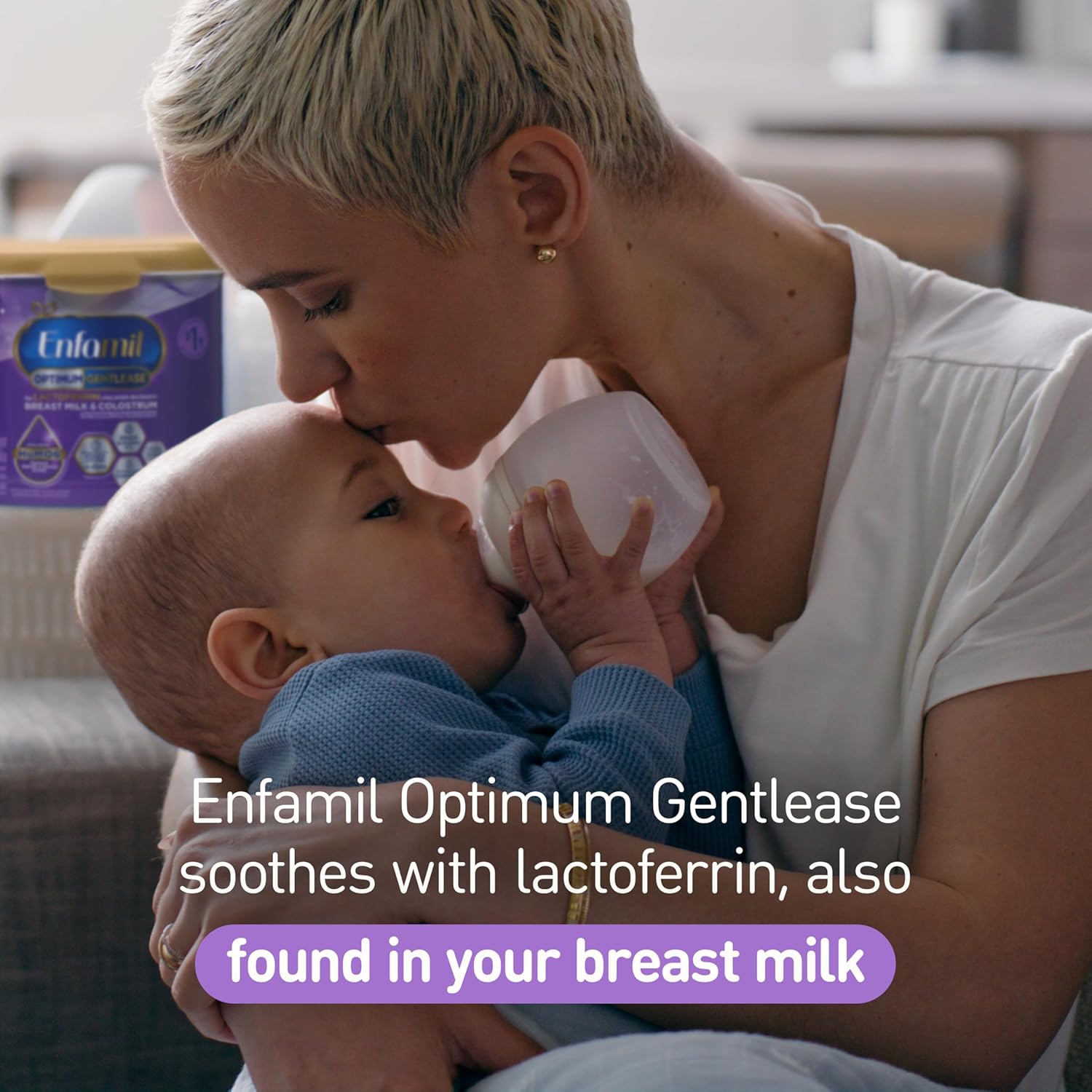 Enfamil Optimum (Enspire) Gentlease, Our Closest Formula to Breast Milk, Immune-Supporting Lactoferrin and Brain-Supporting DHA Baby Formula - Powder 19.5 Oz Tub : Baby - Image 16