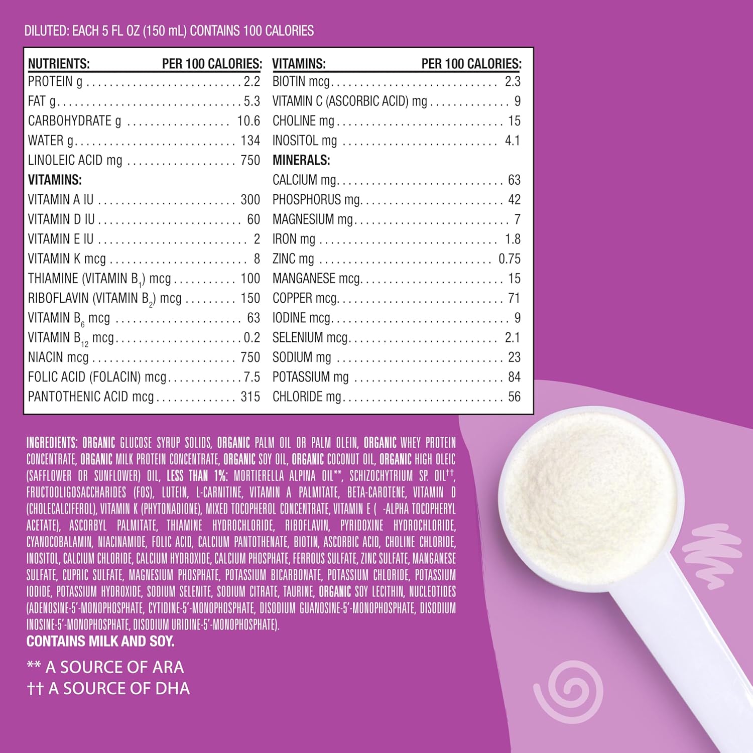 Earth's Best Organic Sensitivity Infant Formula for Babies 0-12 Months, Reduced Lactose Powder Formula with Iron, Omega-3 DHA, and Omega-6 ARA, 32 Ounce Value Container : Baby - Image 7
