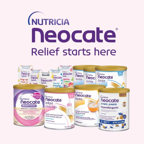 Nutricia Neocate Infant - Hypoallergenic, Amino Acid-Based Baby Formula - Well-Tolerated & Supports Normal Growth - Infant Formula with DHA, ARA & Iron - 14.1 oz can (Pack of 1) : Baby - Image 8