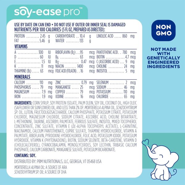 Good Start | Dr. Brown's Soy-ease Pro Baby Formula Powder, for Sensitive Tummies, Dairy Free and Lactose Free for Fussiness and Gas, Non-GMO, 20 Oz : Baby - Image 12