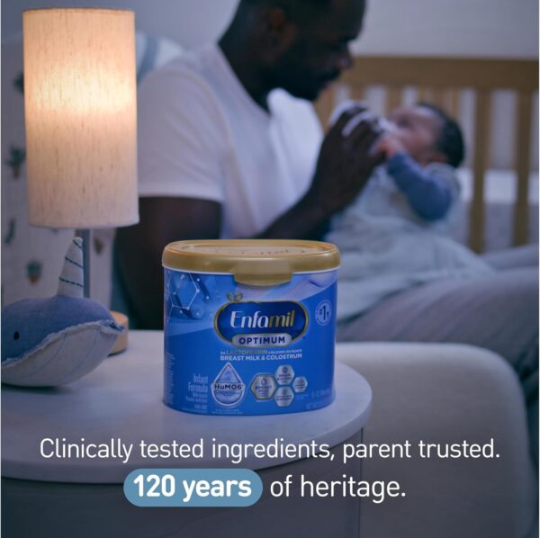 Enfamil Optimum (Enspire), Our Closest Formula to Breast Milk, Immune-Supporting Lactoferrin and Brain-Supporting DHA Baby Formula, Powder 20.5 Oz Tub - Image 18