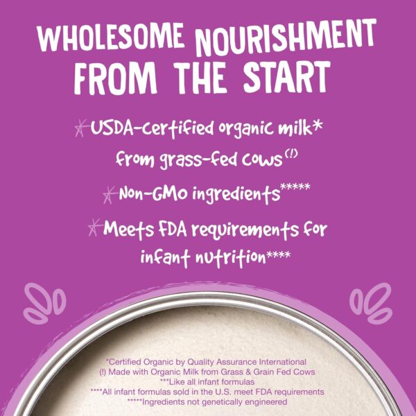 Earth's Best Organic Sensitivity Infant Formula for Babies 0-12 Months, Reduced Lactose Powder Formula with Iron, Omega-3 DHA, and Omega-6 ARA, 32 Ounce Value Container : Baby - Image 14