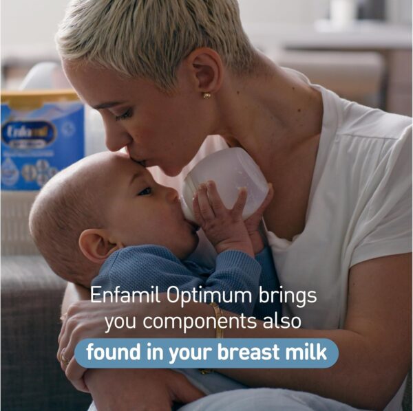 Enfamil Optimum (Enspire), Our Closest Formula to Breast Milk, Immune-Supporting Lactoferrin and Brain-Supporting DHA Baby Formula, Powder 20.5 Oz Tub - Image 4